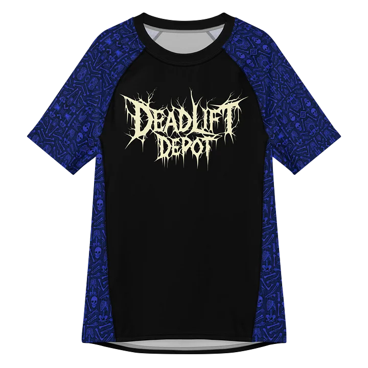 Blue Code Skeleton "Love Thyself" Hybrid Compression Tee product image (1)