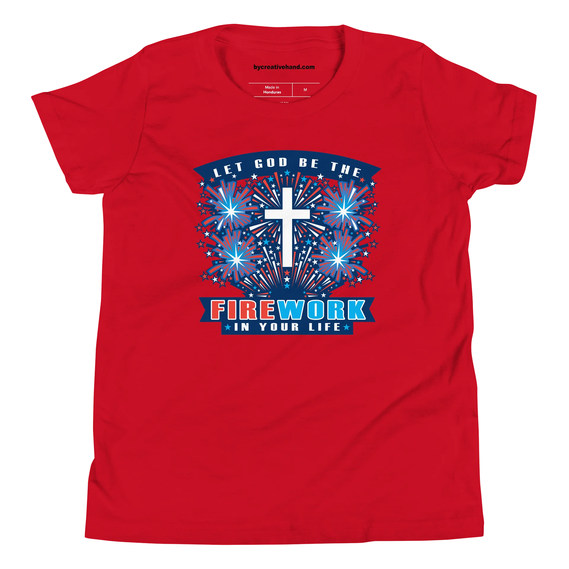 Let God Be the Firework in Your Life (Youth) T-Shirt product image (9)
