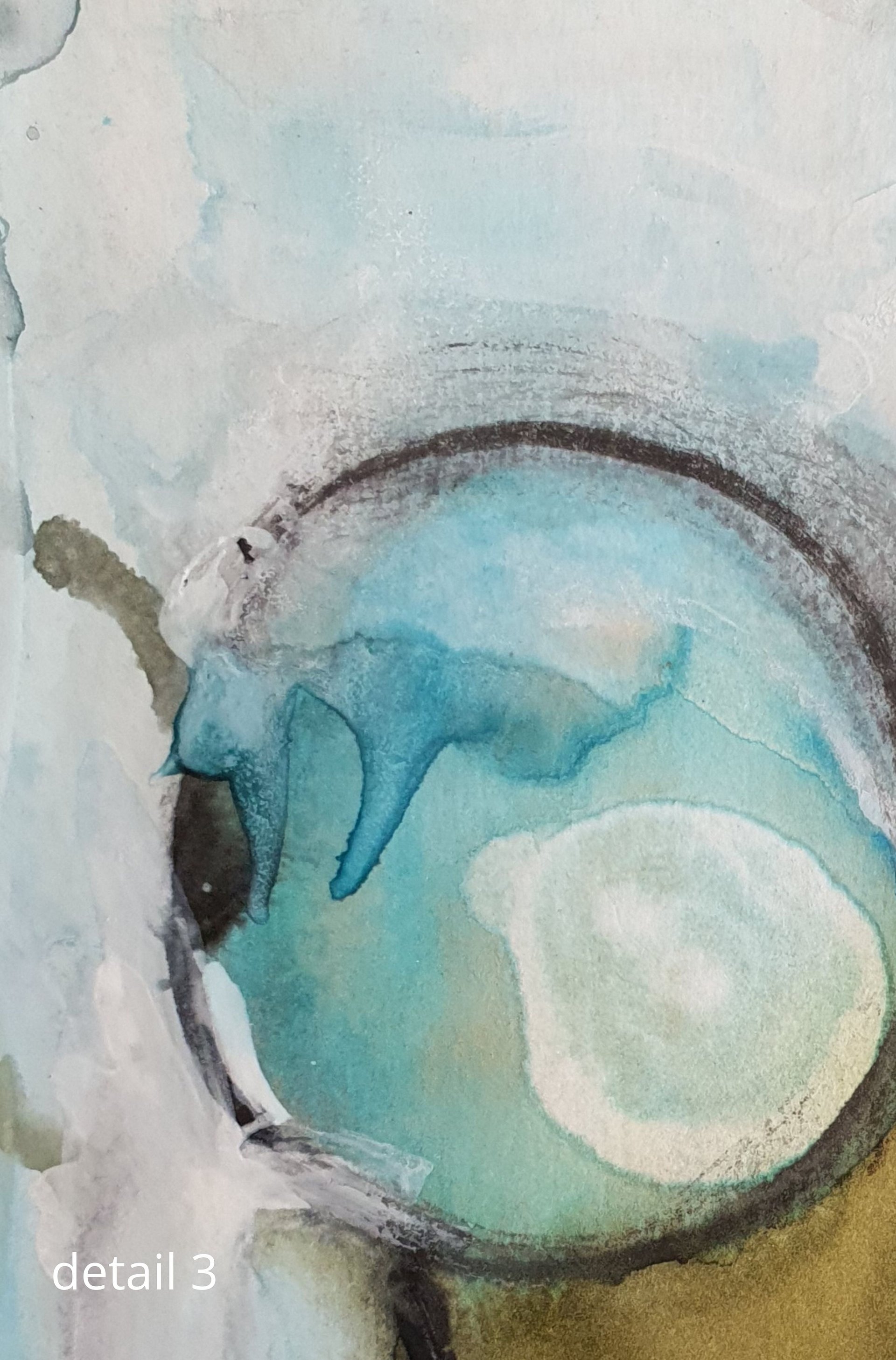 Unique Original Painting by Brigitte Reters "Ethereal Globes" product image (8)
