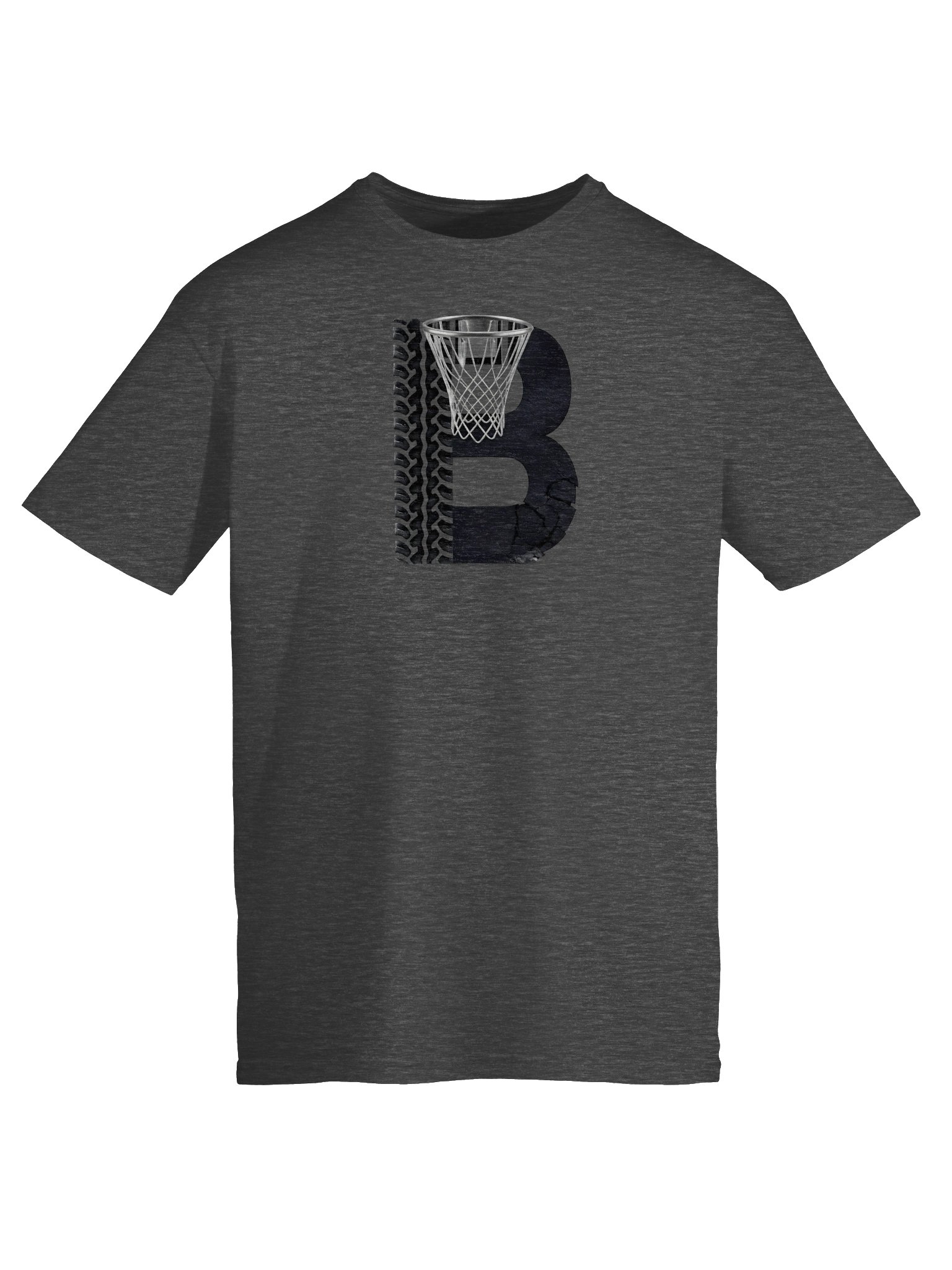 Blacktop Brand Basketball B Basketball Graphic Tee product image (5)