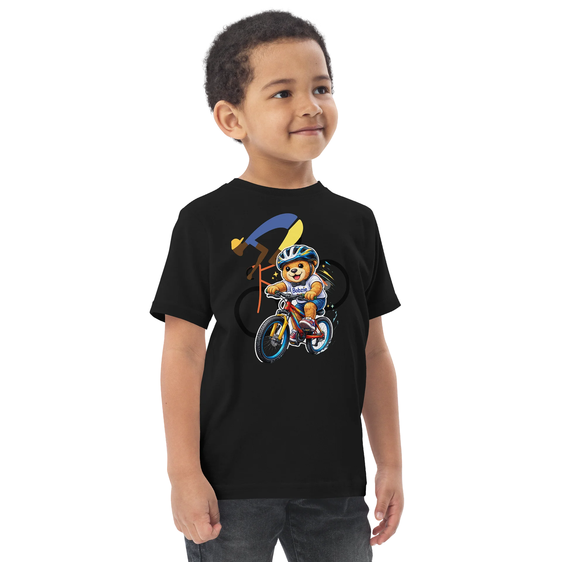 Bobzie Bike Adventure Toddler Tee | Little Explorer Edition by FayzieBobs product image (2)