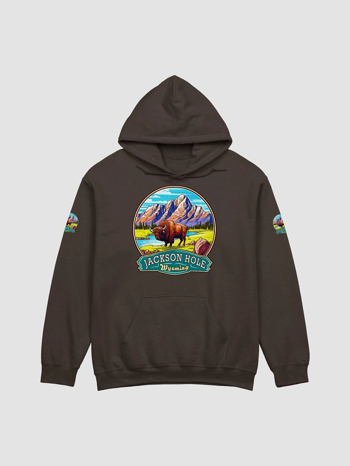 Jackson Hole Wyoming - American West Wilderness Hoodie product image (1)