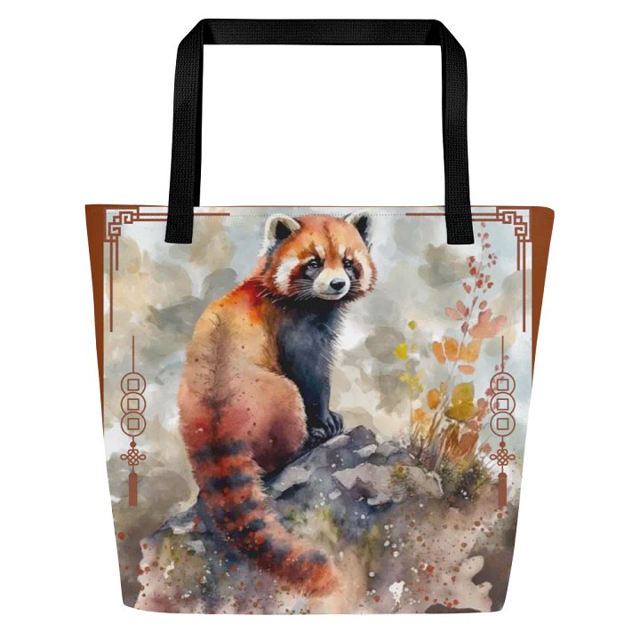 Red Panda Tote Bag product image (1)