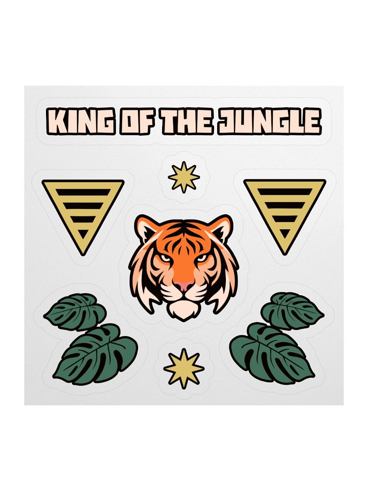 King of the Jungle Sticker Set product image (1)