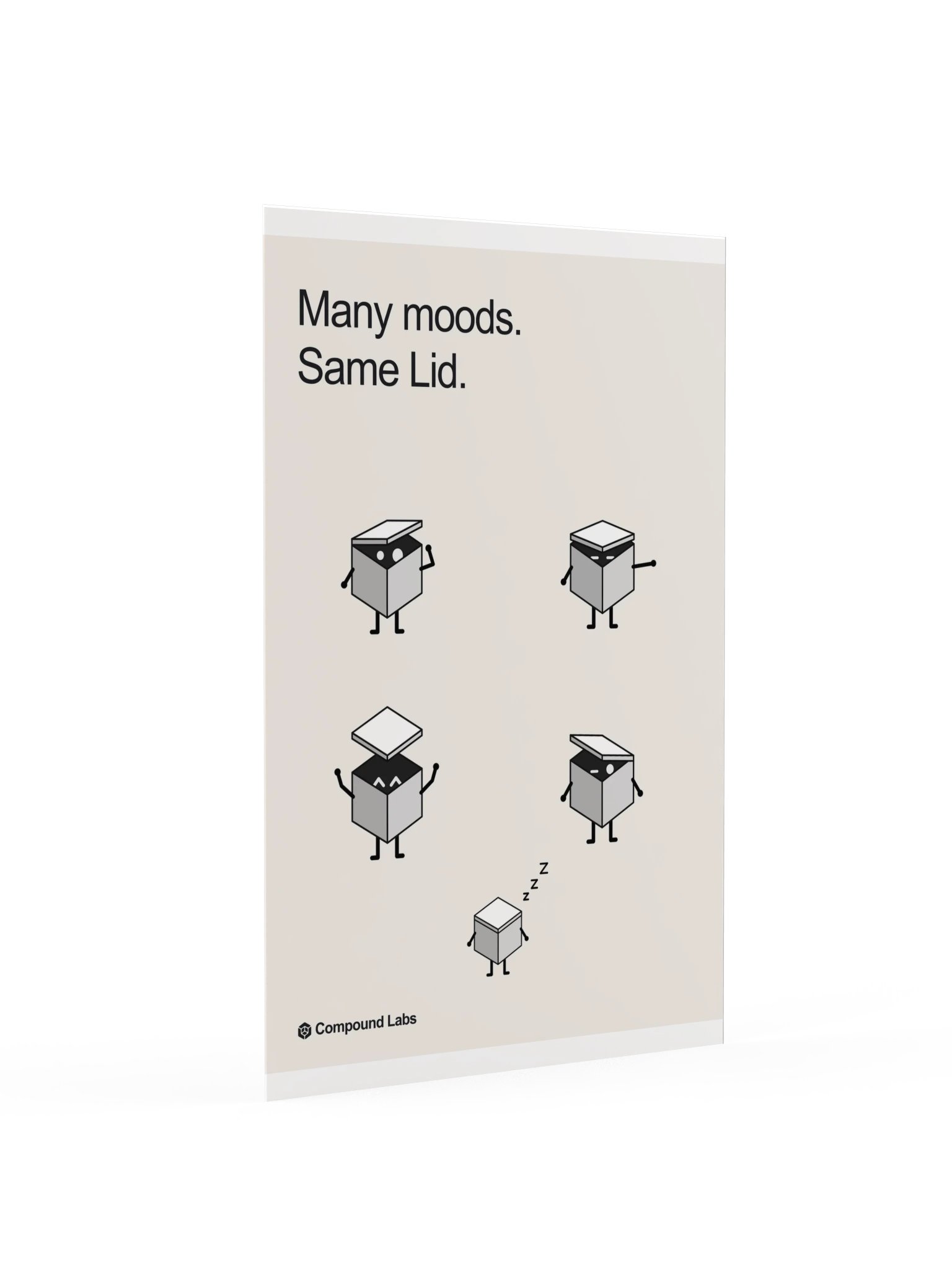 Many moods. Same Lid. — poster product image (2)