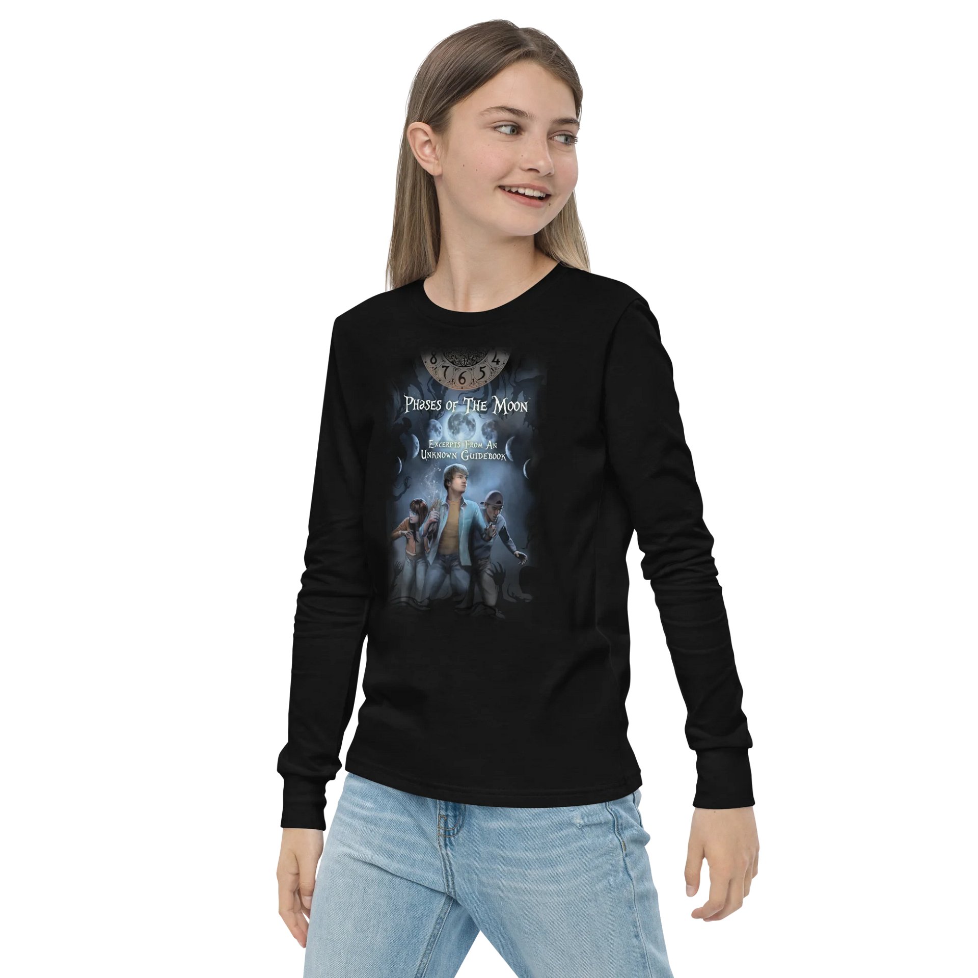 Phases of the Moon - Youth Long Sleeve T-Shirt product image (3)