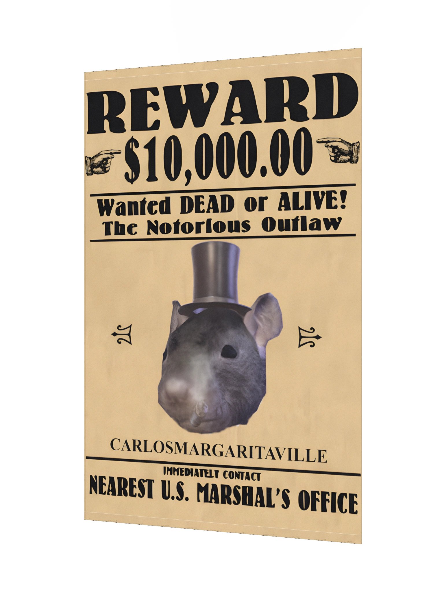 WANTED CARLOS POSTER product image (3)