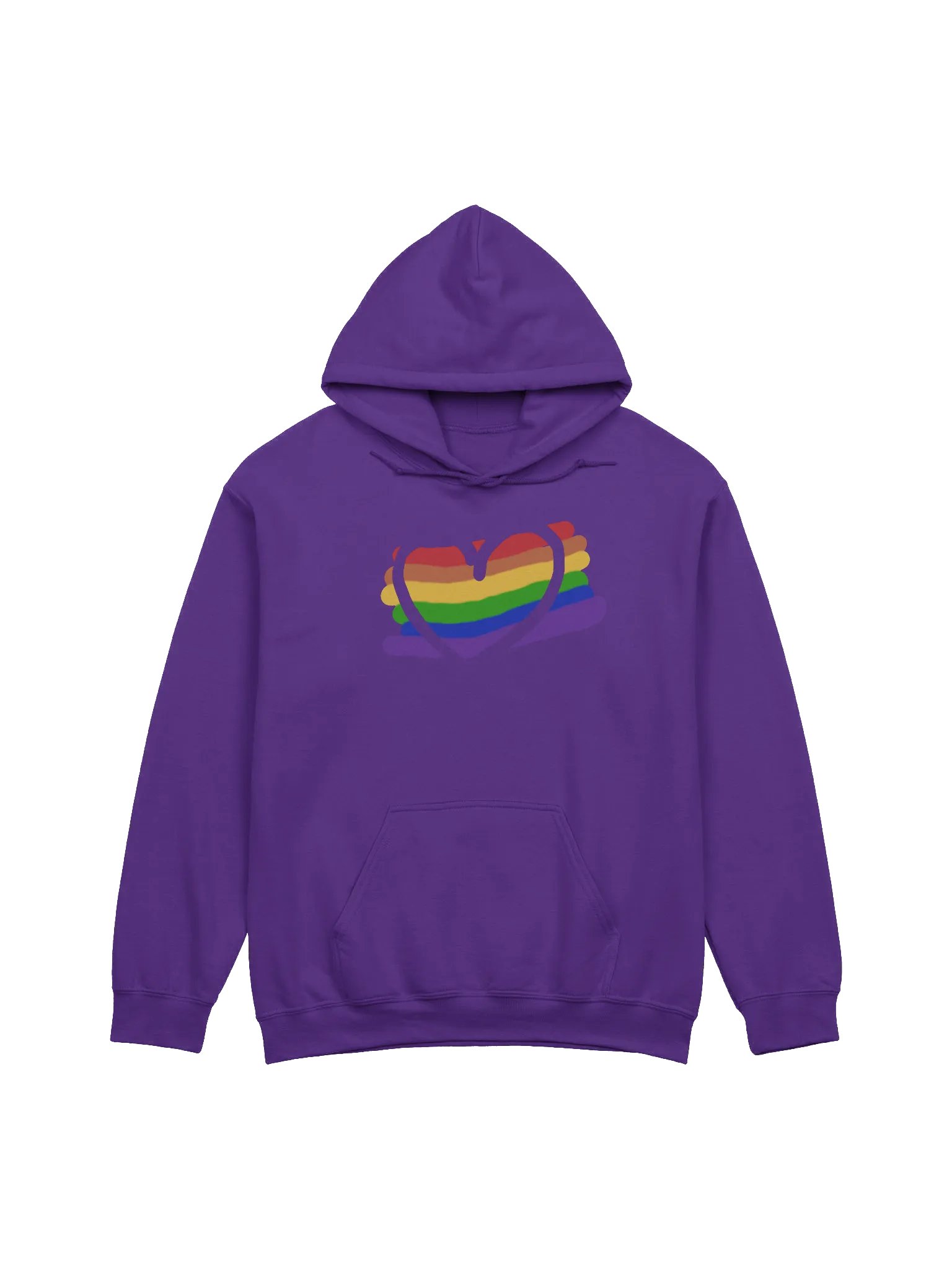 Rainbow Heart Hoodie product image (4)