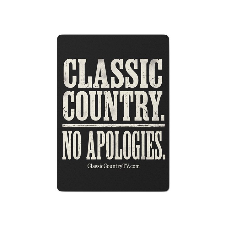 Classic Country. No Apologies. — Vintage Playing Cards product image (1)