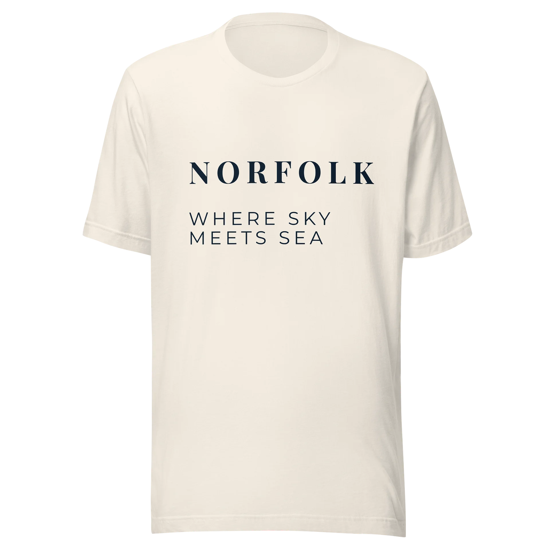 Norfolk Where Sky Meets Sea T-Shirt | Norfolk Coast Lifestyle Clothing product image (1)