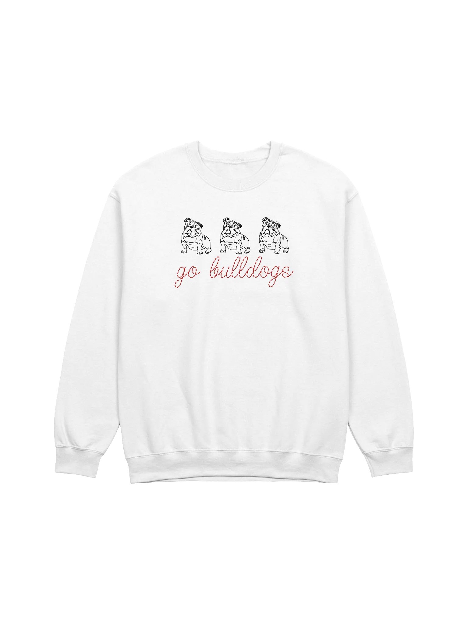 Embroidered Bulldogs Sweatshirt product image (7)