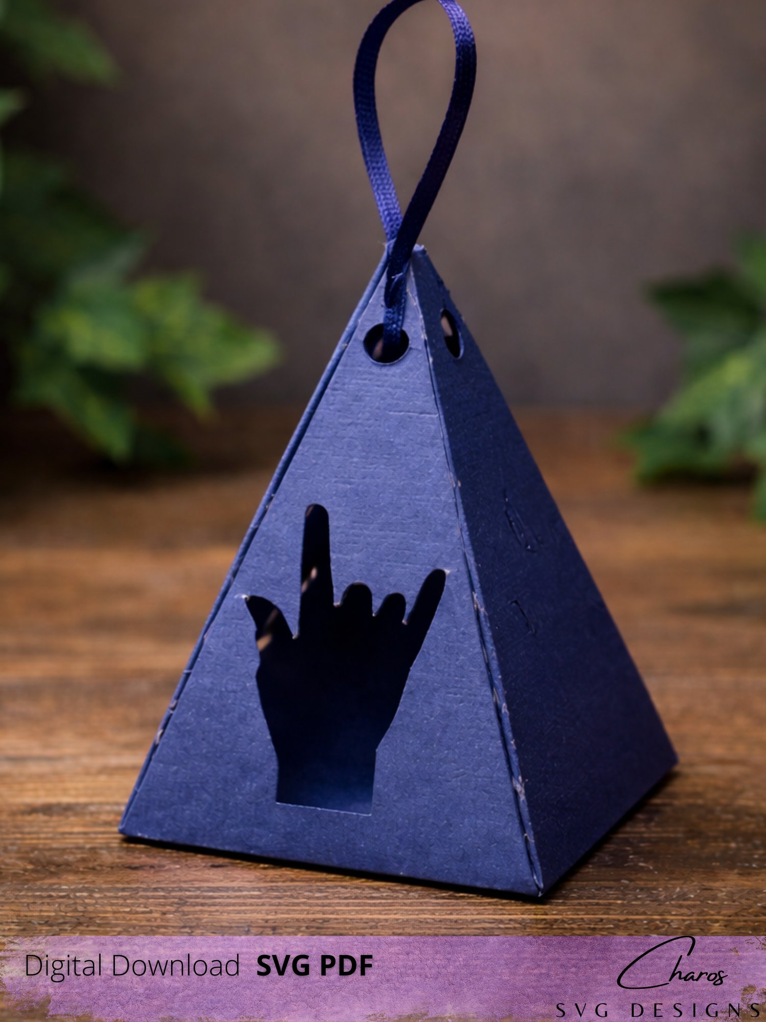 Scalable Pyramid Favor/Gift Box Bundle Template SVG product image (5)