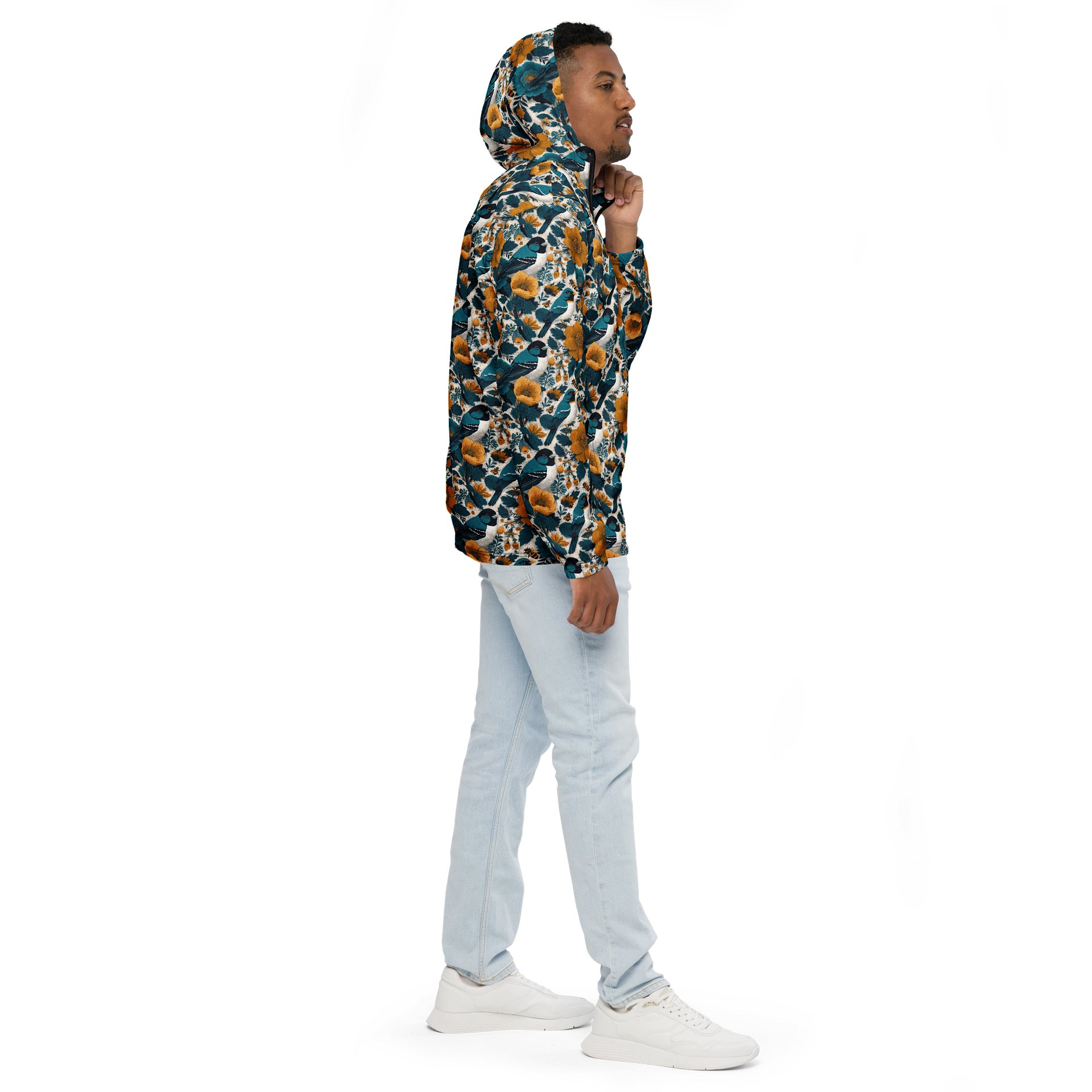Spring Florals Wanderlust Linocut Windbreaker product image (5)