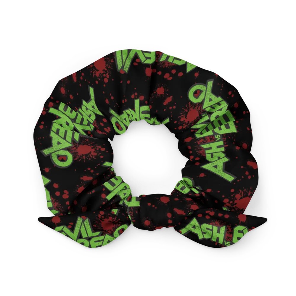 ASHvsEVILBREAD - Green Logo Scrunchie product image (1)