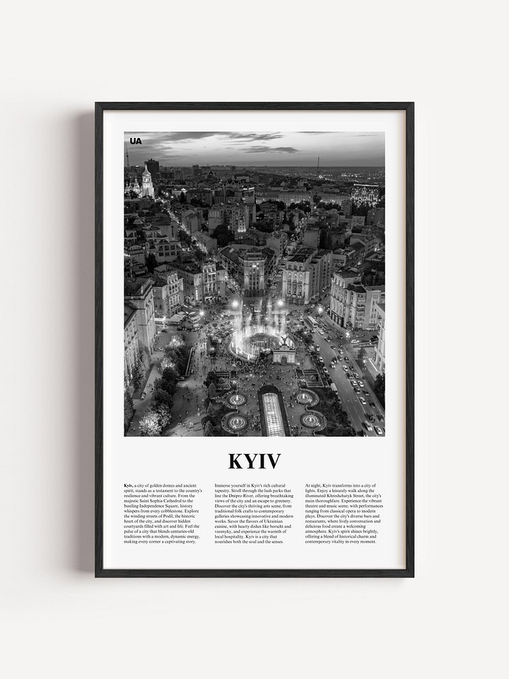 Kyiv 01 Newspaper Poster product image (1)