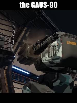 The GAUS-90. This is a semi-automatic rifle for taking down other mechs at not just long ranges, but even short range thanks to its fairly reasonable rate of fire. Every mech should be cautious when these semi-automatic rifles are on the battlefield! #vr #mech 