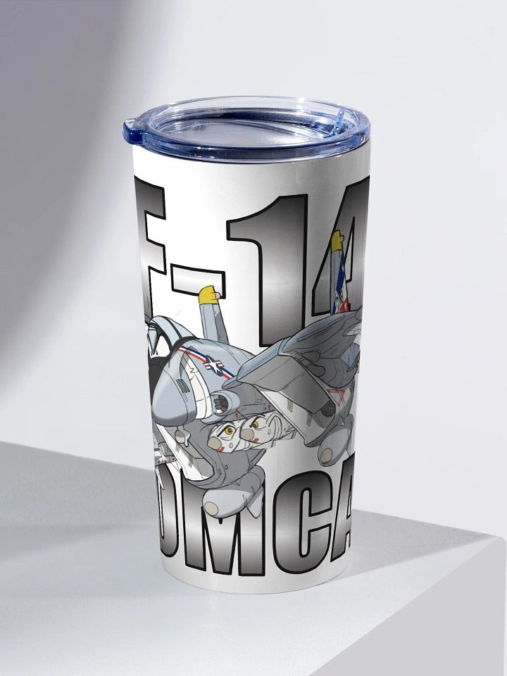 F-14 Tomcat Illustrated 20oz Stainless Steel Tumbler product image (2)