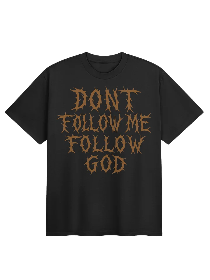 DONT FOLLOW ME OVERSIZE T-SHRIT product image (1)