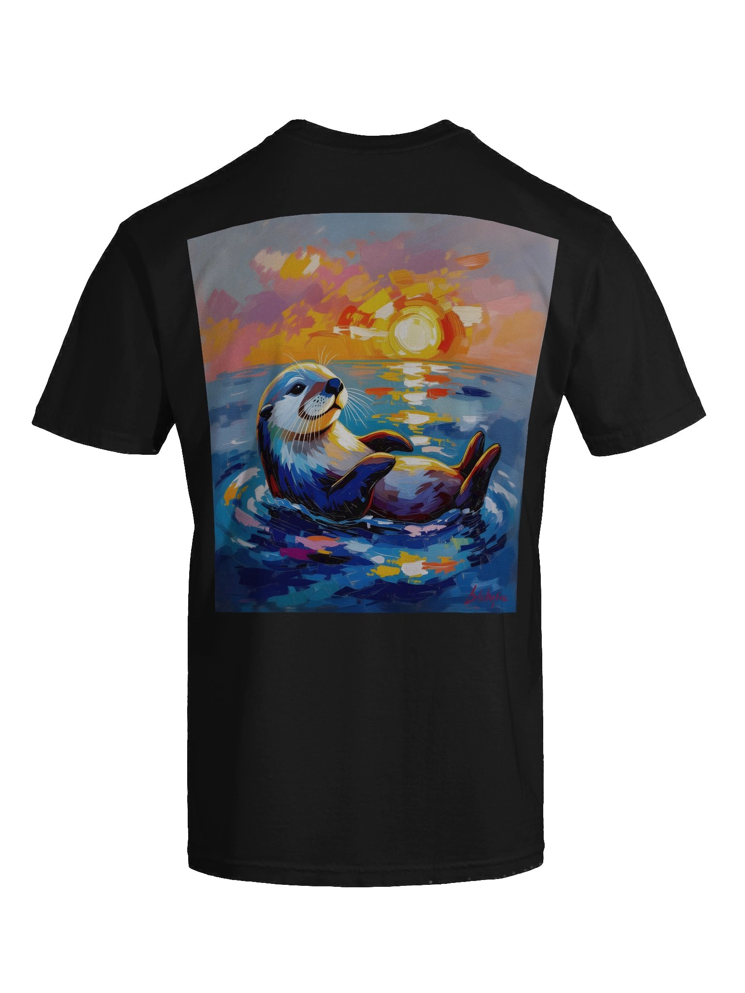 Sea otter shirt product image (123)