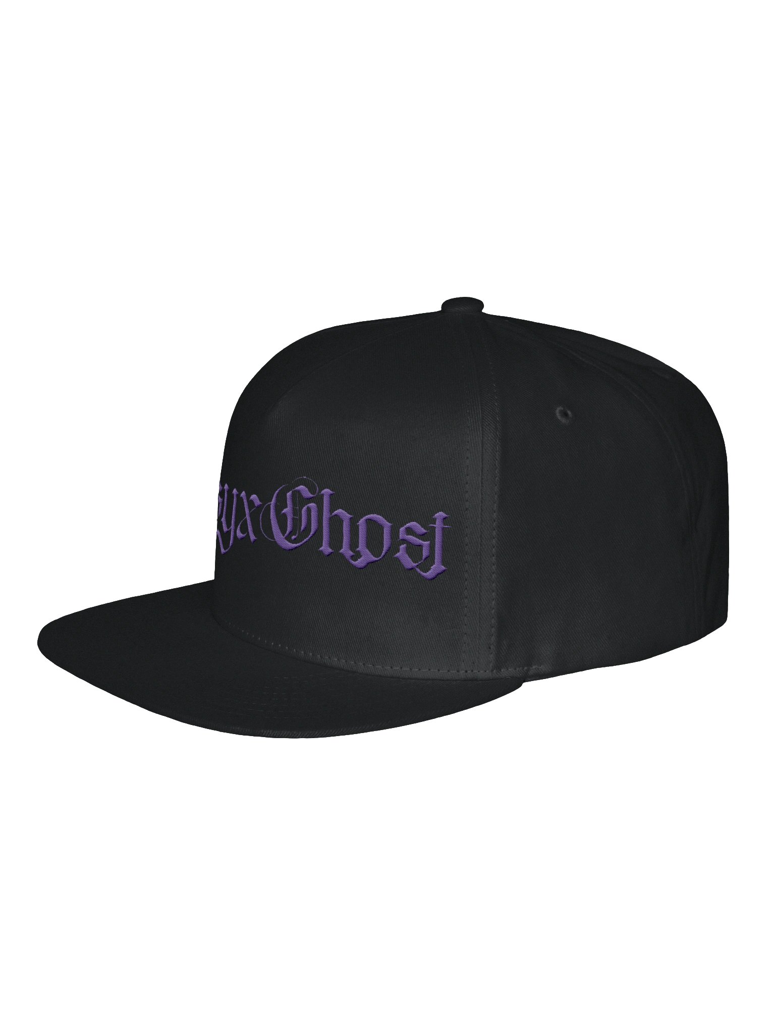 Chicano Font Purple Flat Snapback product image (4)