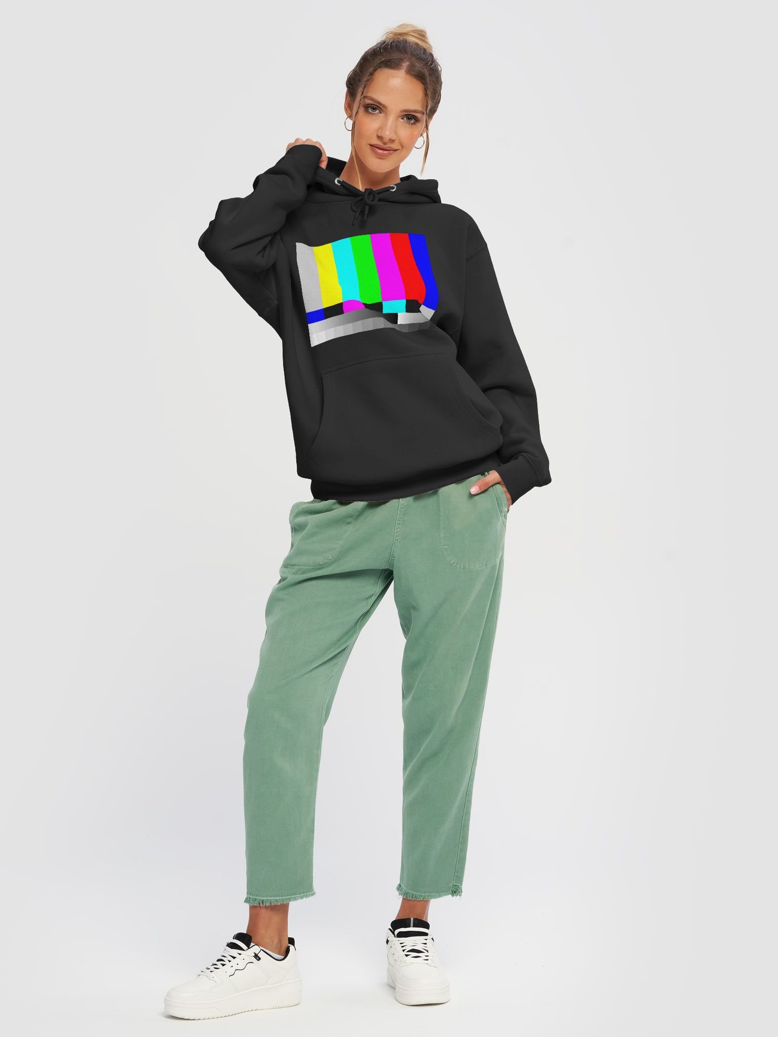 Color Test Pattern / TV Bars Unisex Hoodie product image (5)