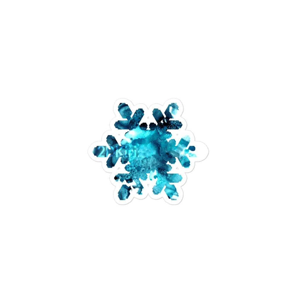 Blue Snowflake Magnet product image (1)