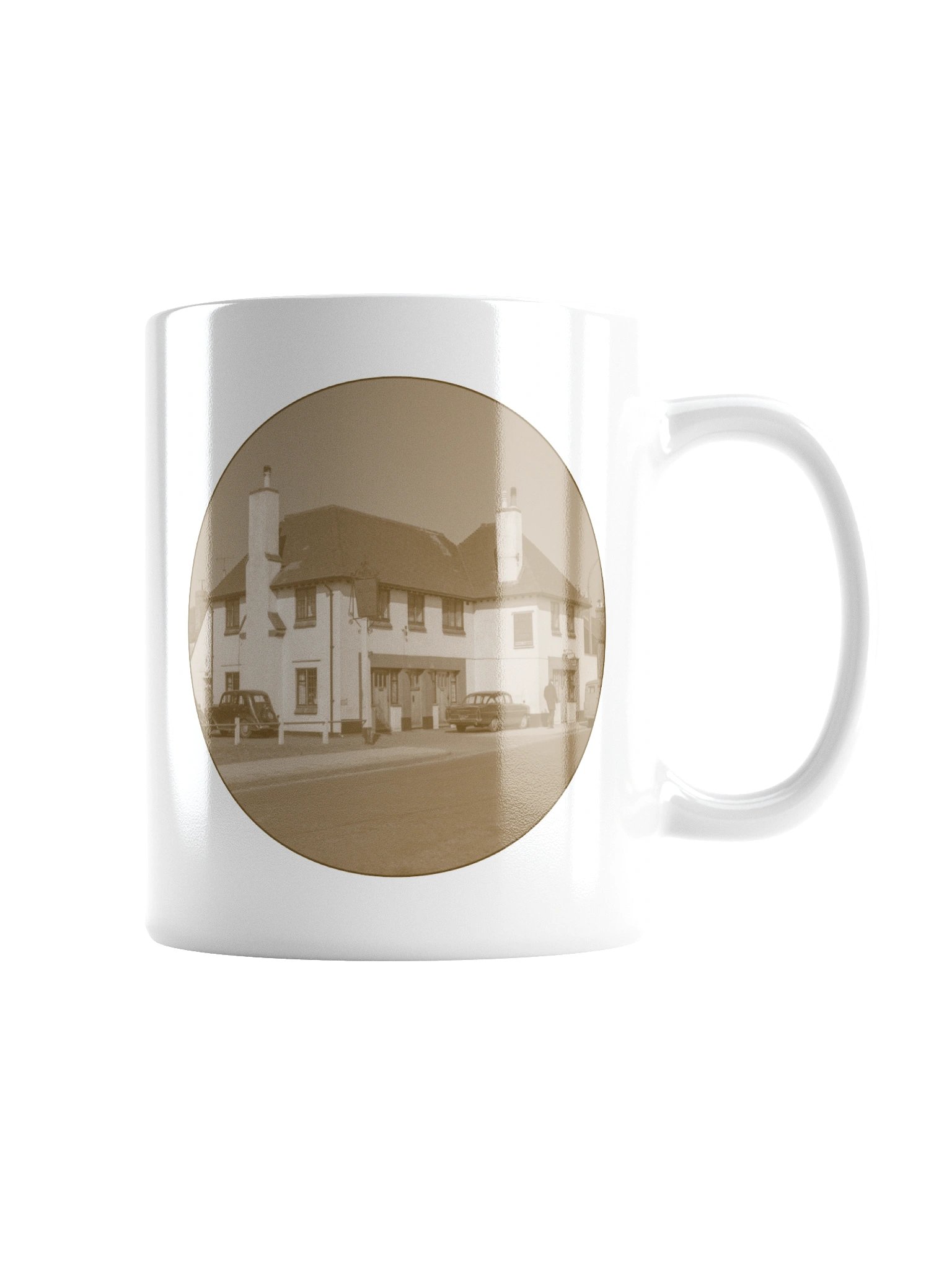 White Mug - Old Plough & Harrow product image (1)