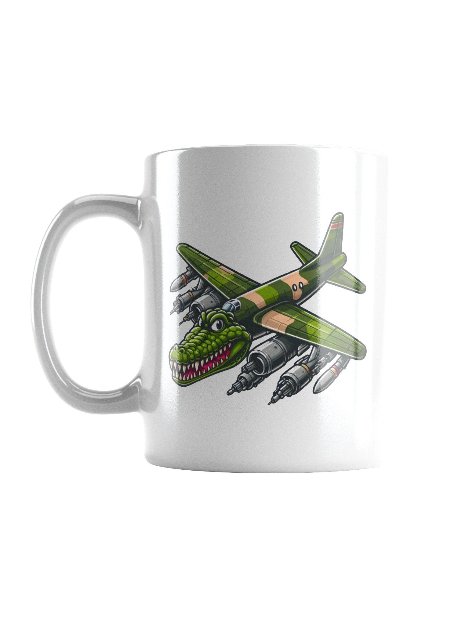 Bombardiro Crocodilo Mug – Brainrot Fanart Cartoon product image (17)