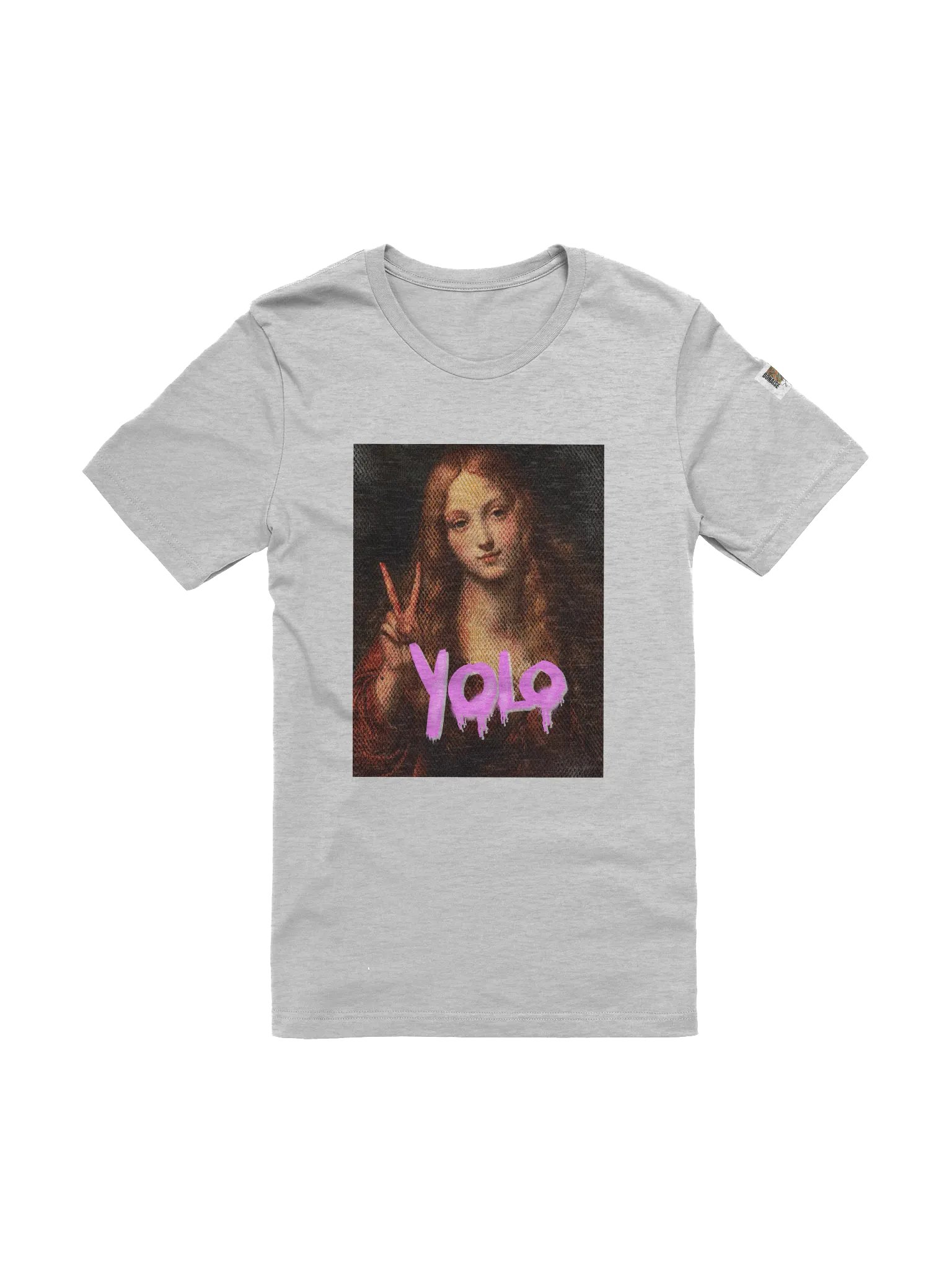 "YOLO" Peace Sign Renaissance Painting Meme T-Shirt product image (10)