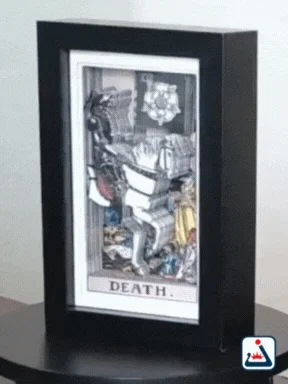 Death – 3D Tarot Shadow Box Art product image (2)