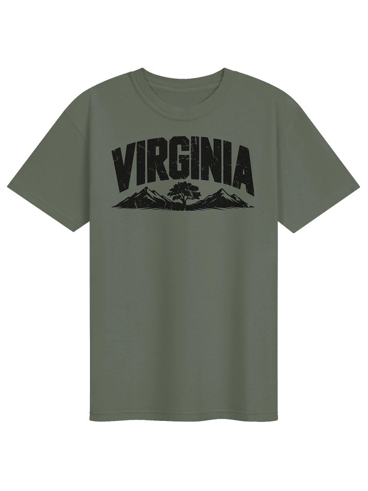 Virginia Mountain Tree T-Shirt | Vintage State Pride Outdoor Tee product image (4)