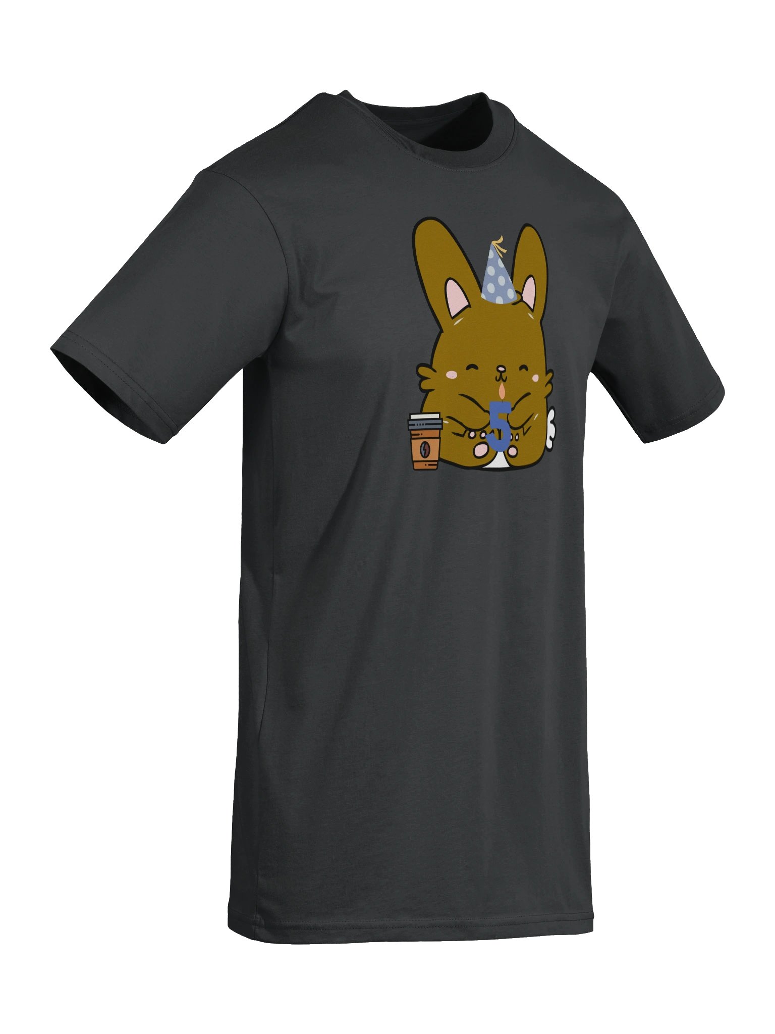 Coffee Bunny 5th Birthday Tee product image (39)