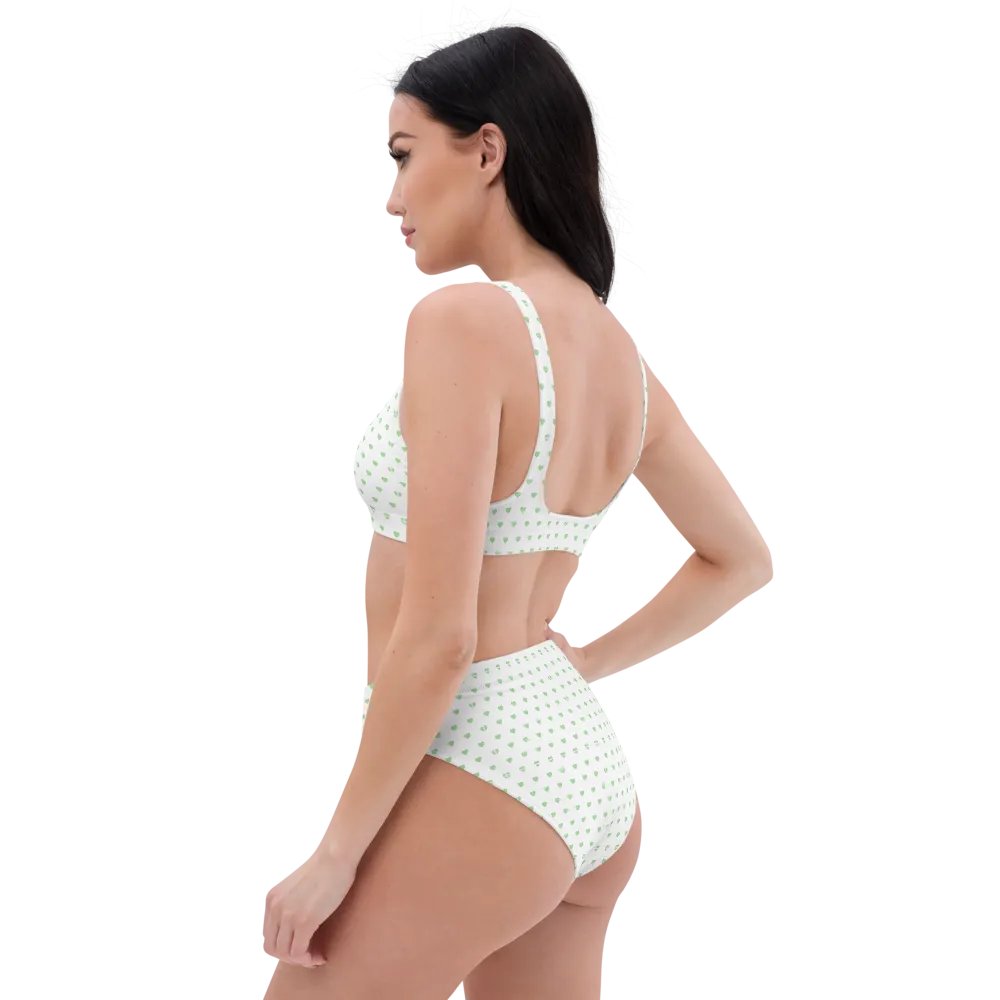 Pastel Heart Seamless Pattern High Waisted Bikini - V7 product image (6)
