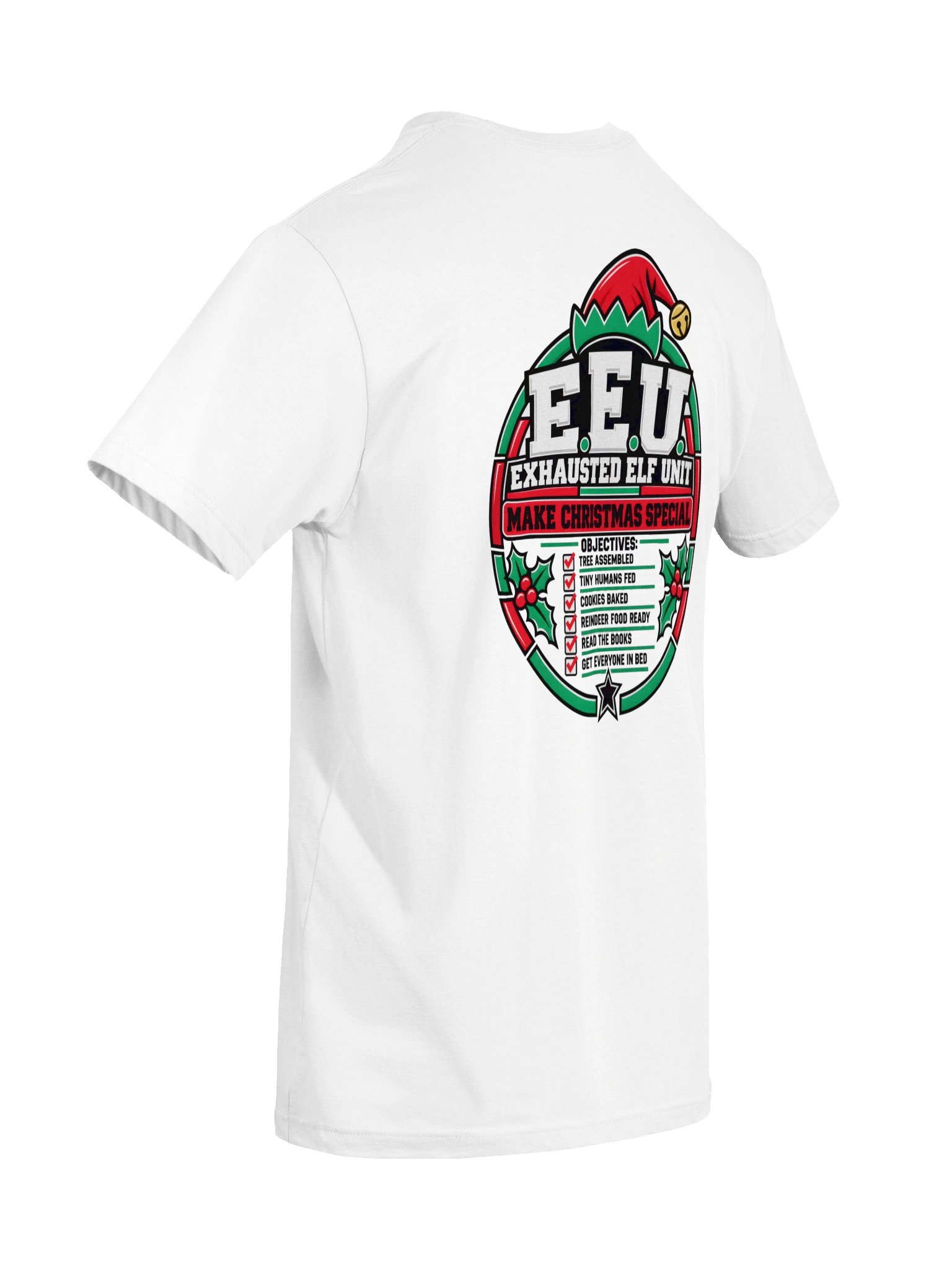 Exhausted Elf Unit Men's Tee | White product image (8)