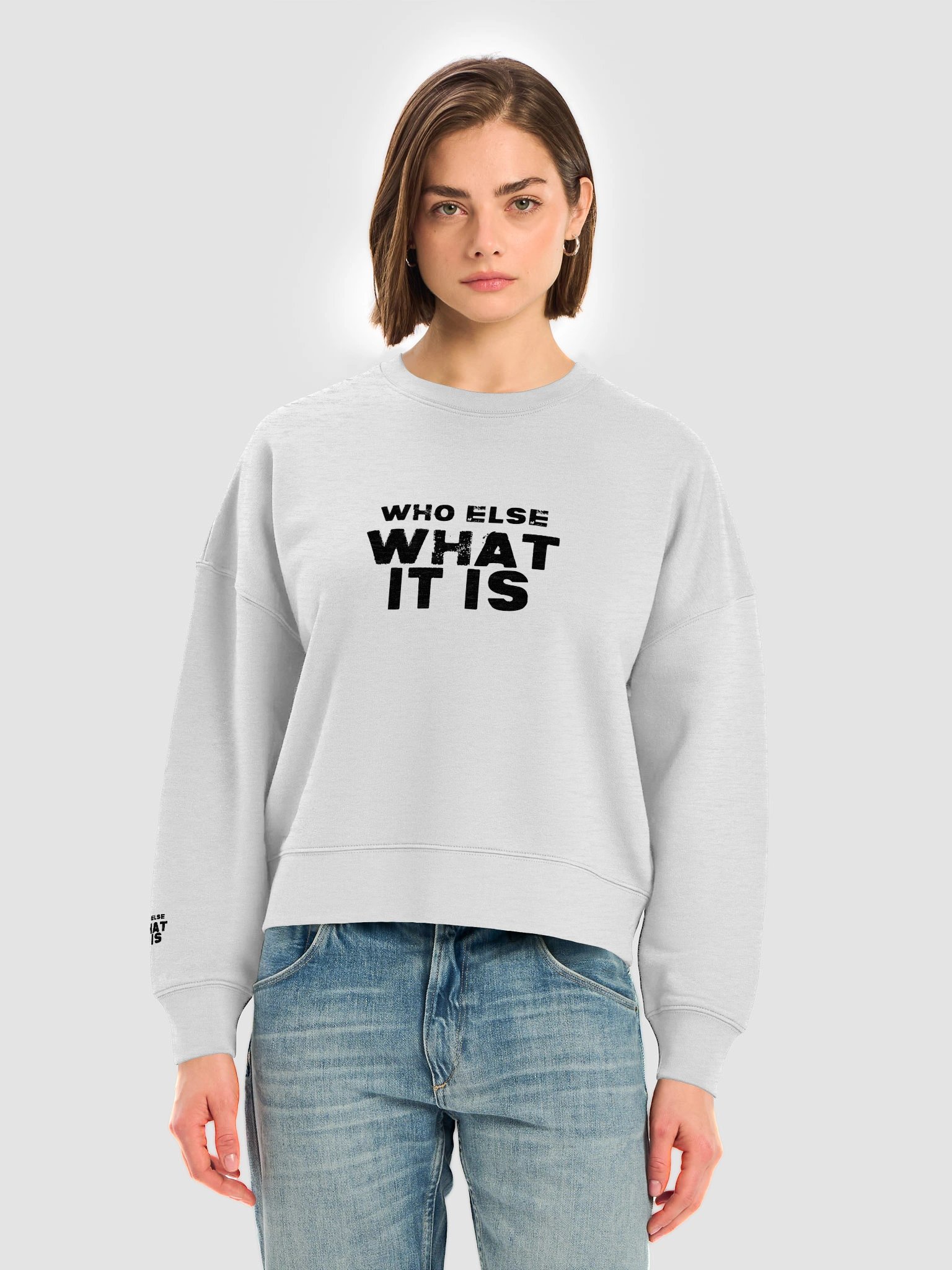 Minimal Black Crew Neck Sweatshirt product image (7)