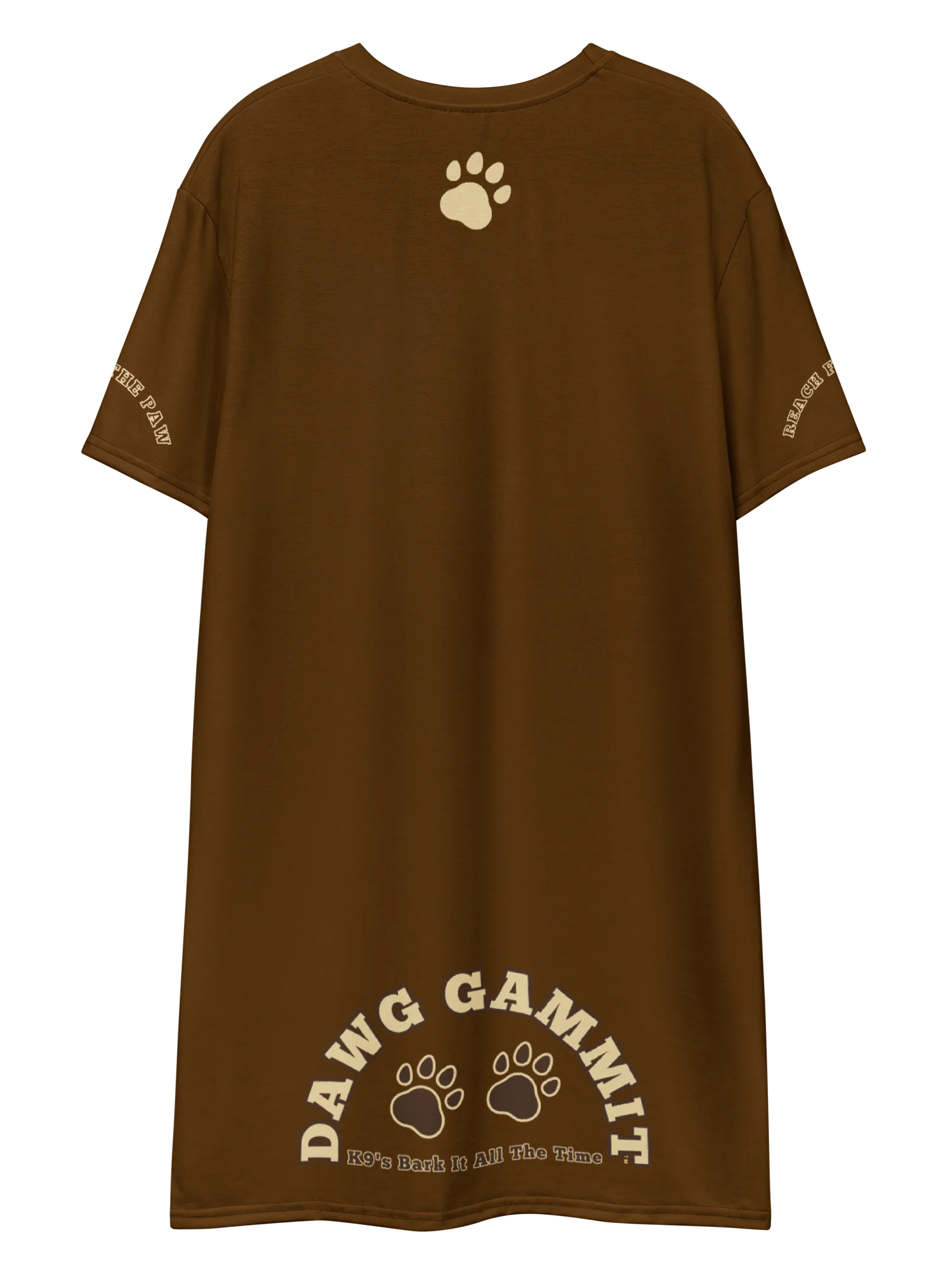 DAWG GAMMIT™ Doberman Brown T-shirt Dress product image (3)