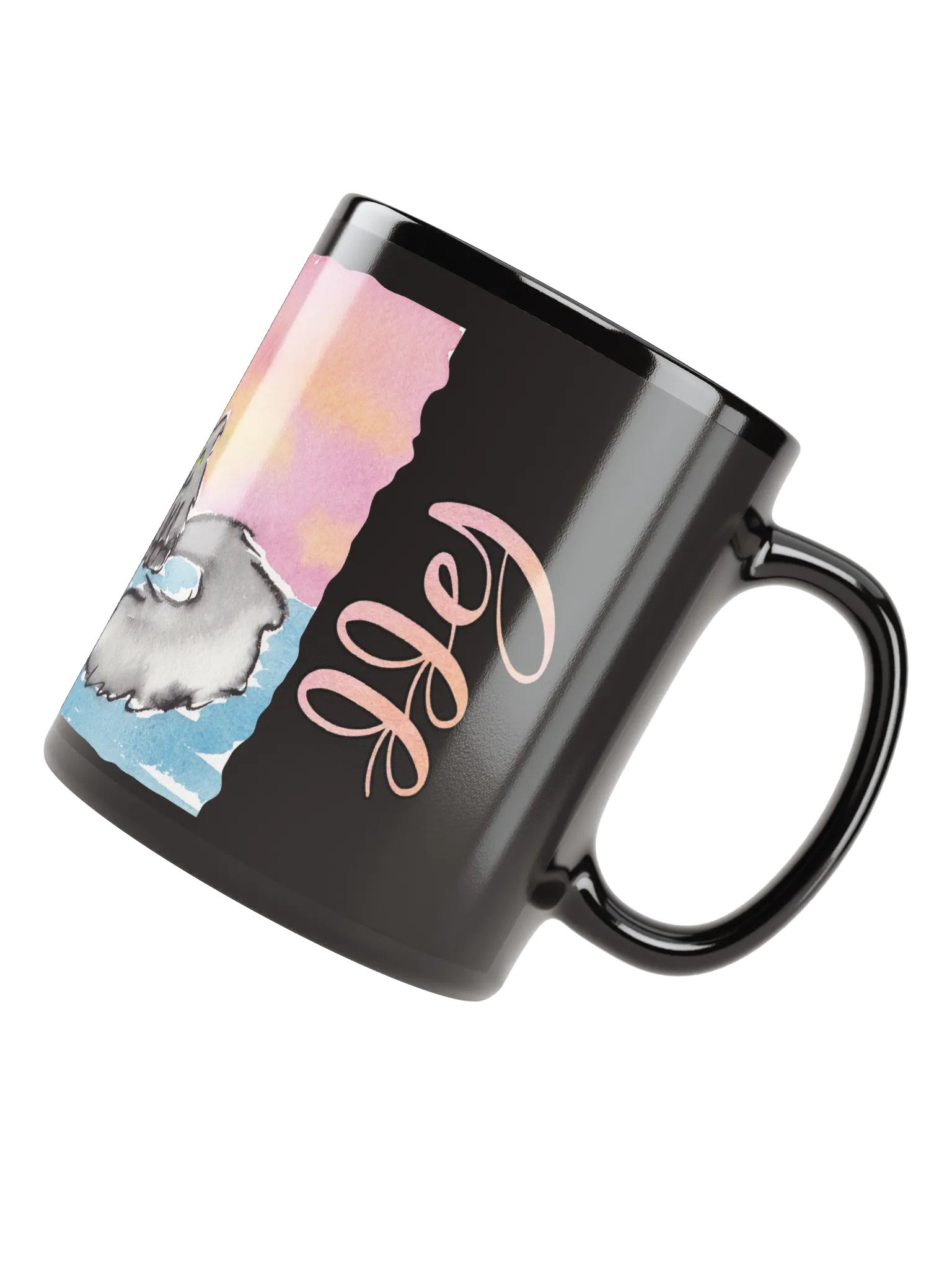Best Friends Forever - bff – Kitty Mug - Black product image (6)