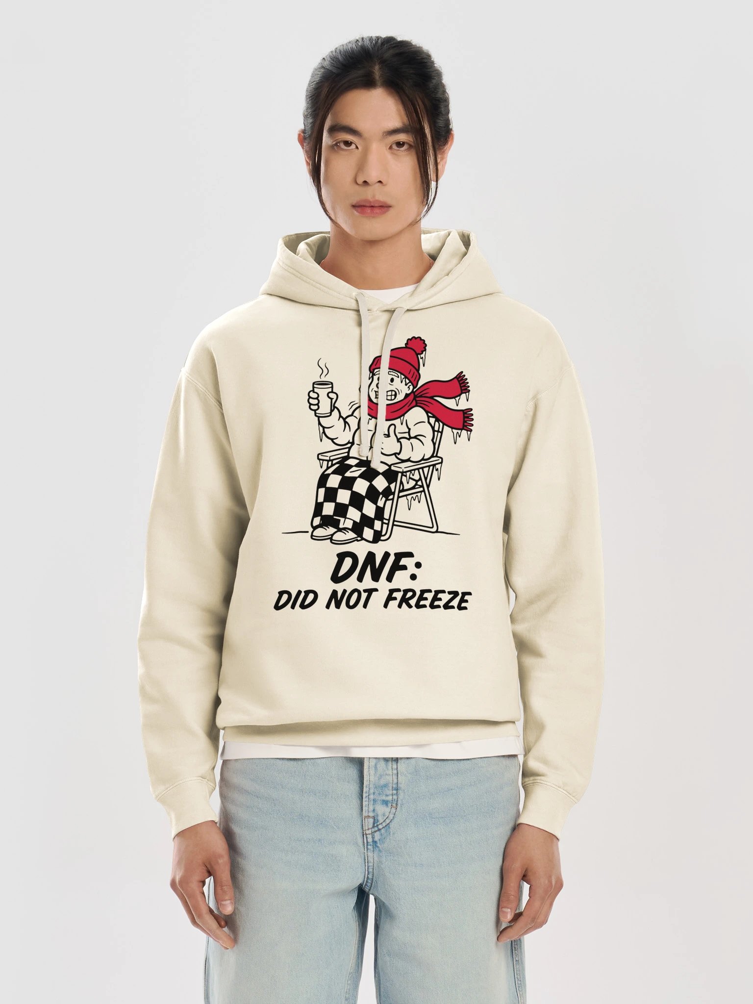 DNF: Did Not Freeze Race Fan Hoodie product image (9)