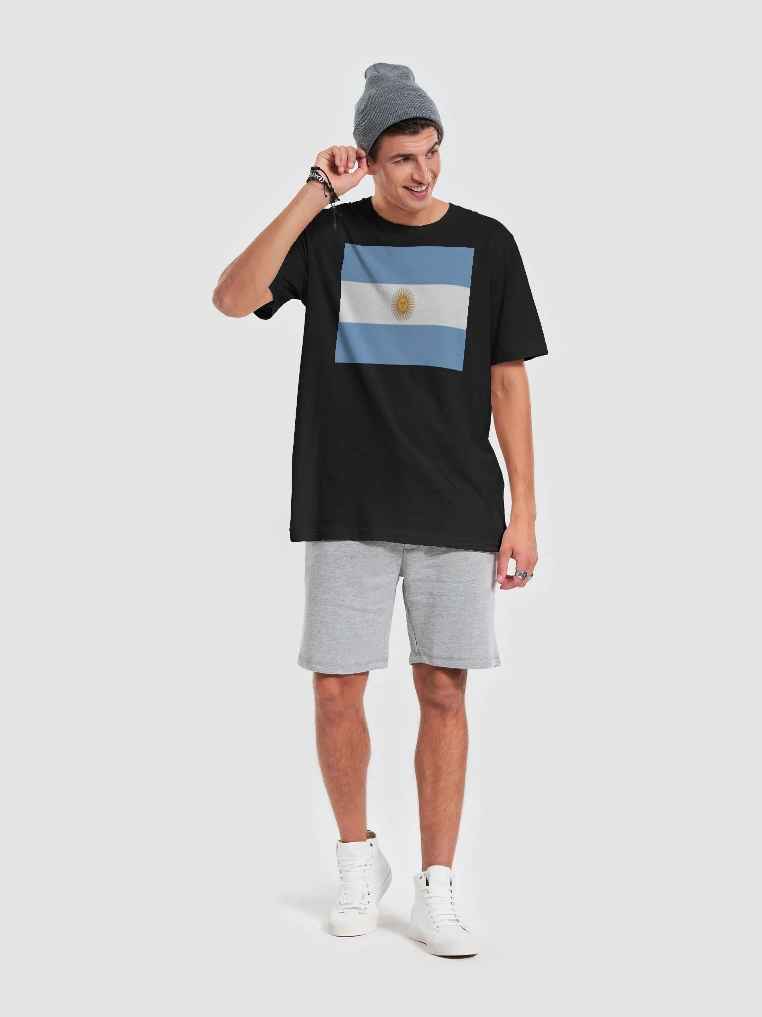 Exclusive Argentina Flag Unisex T-Shirt - Supersoft Design by Graphic Grove product image (2)