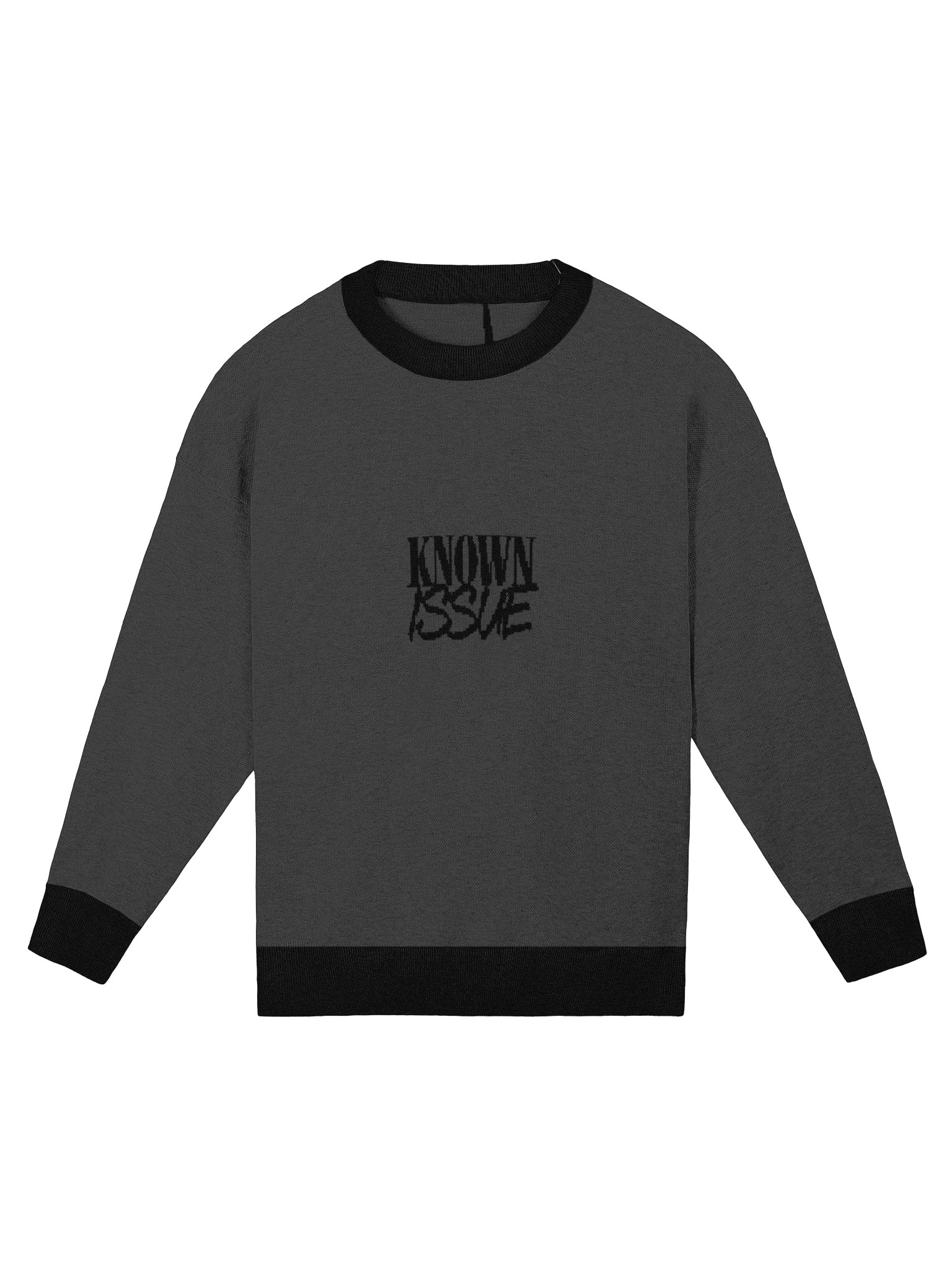 Known Issue | Relaxed Fit Jacquard Knit Crewneck | Grunge Streetwear product image (2)