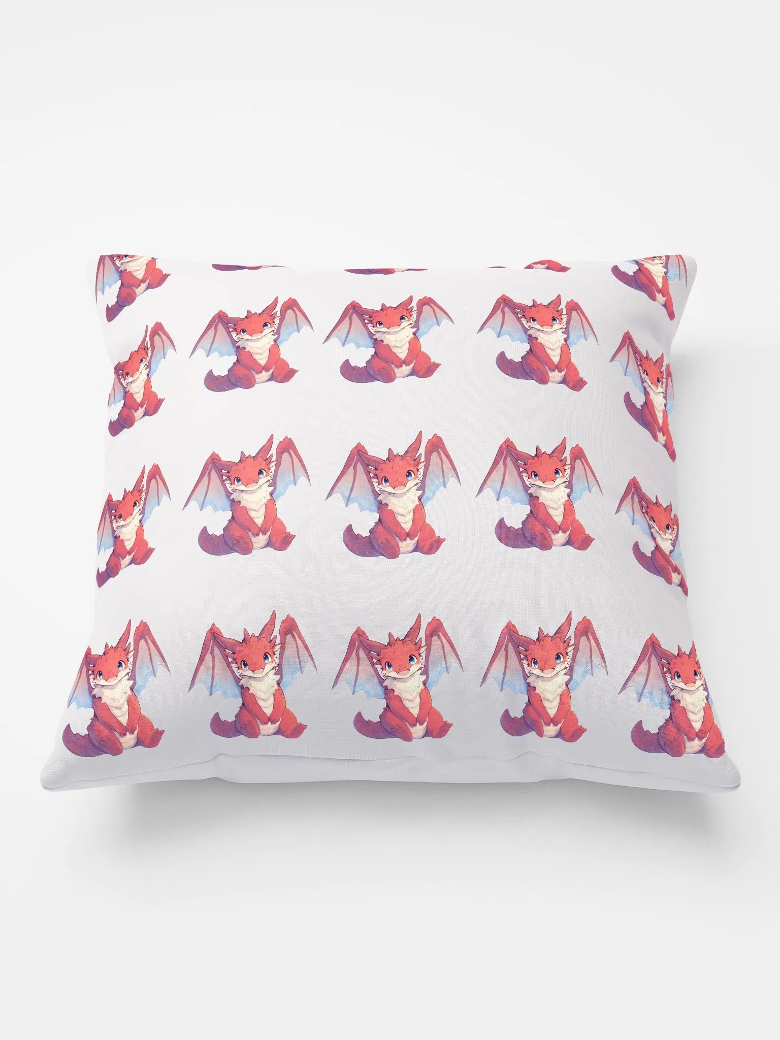 All-Over Print Basic Pillow Cute Happy Dragon SR product image (1)