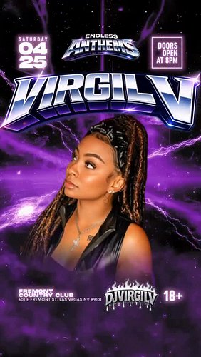 Come hang with @djvirgilv & Endless tomorrow at Endless Anthems 🔥😮‍💨

BBLU tomorrow Saturday April 25th at Fremont Country Cl...