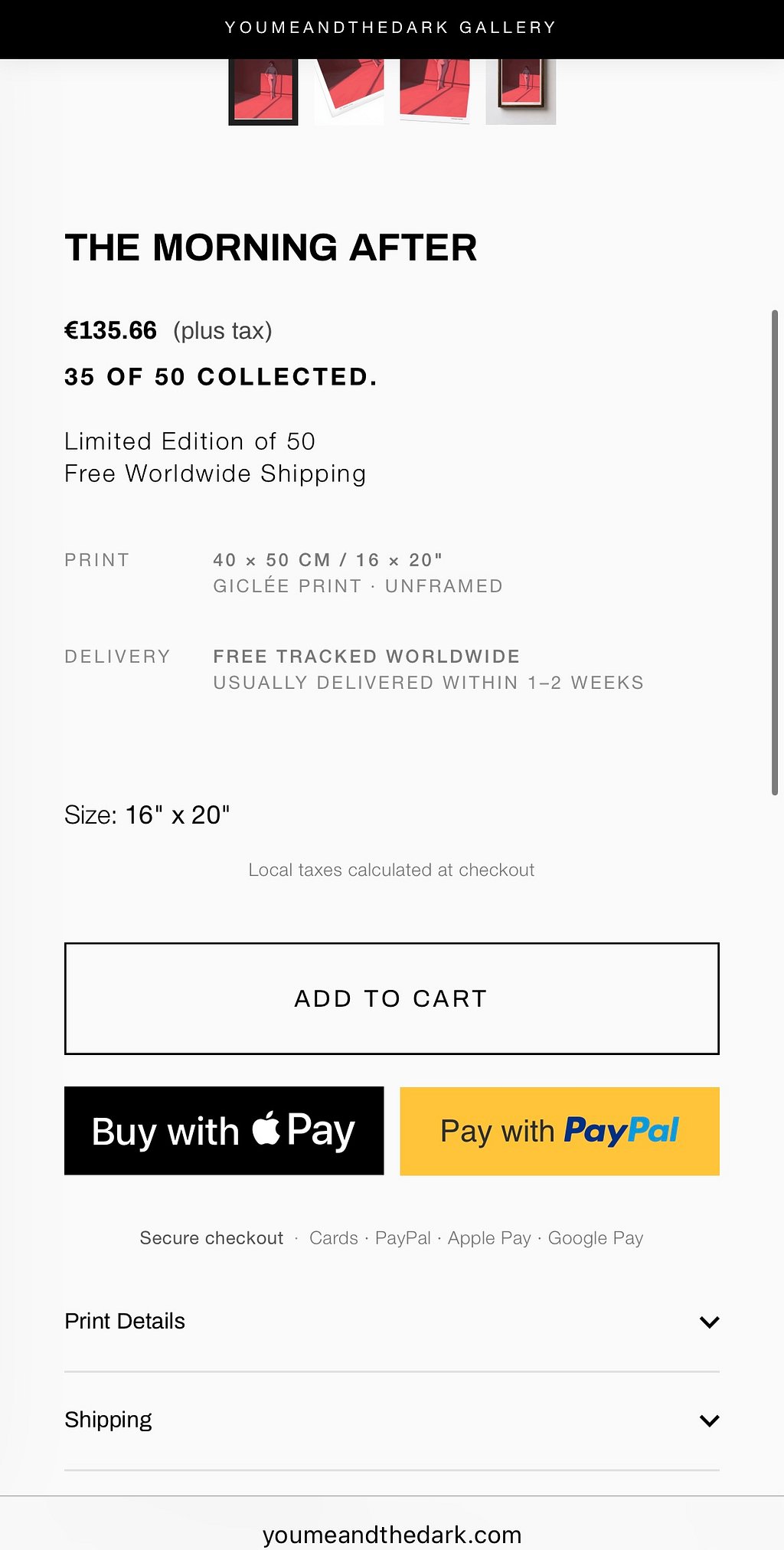 You Me And The Dark store detail