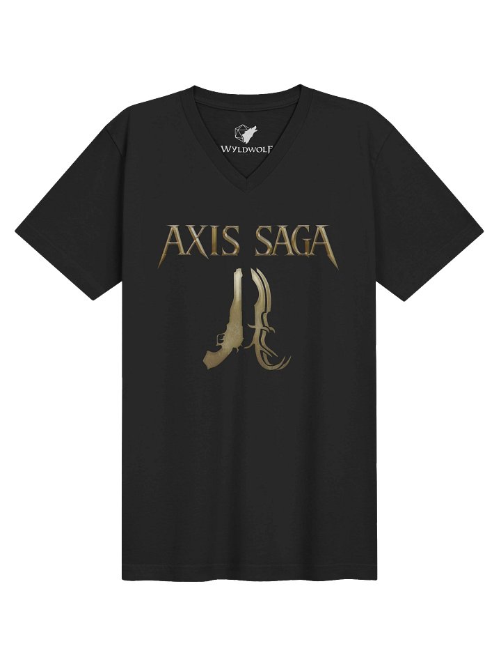 Axis Saga Logo | Unisex V-Neck Tee product image (1)