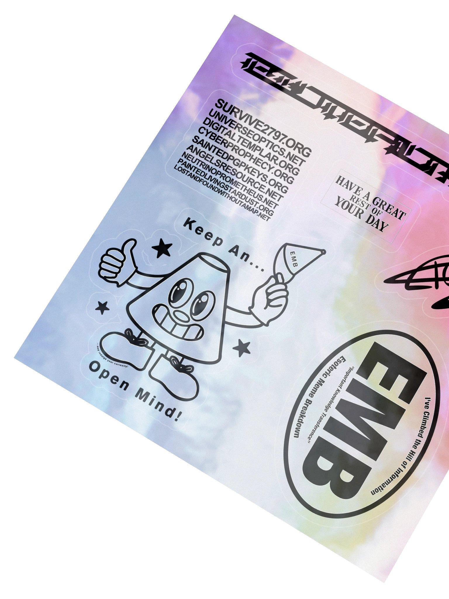 Make People Go "uhhhhhh...." Holo Sticker Starter Pack product image (2)