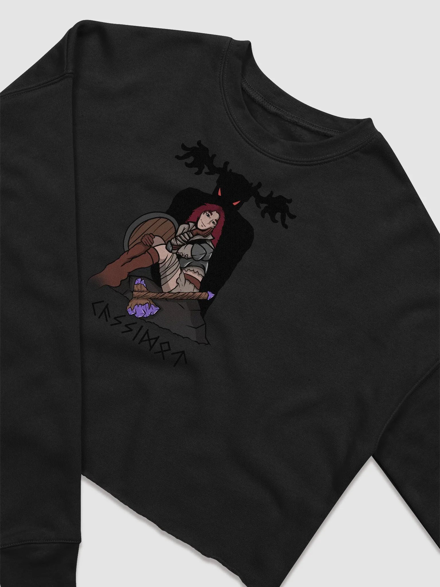 Cassidot Viking Crop Sweatshirt product image (2)