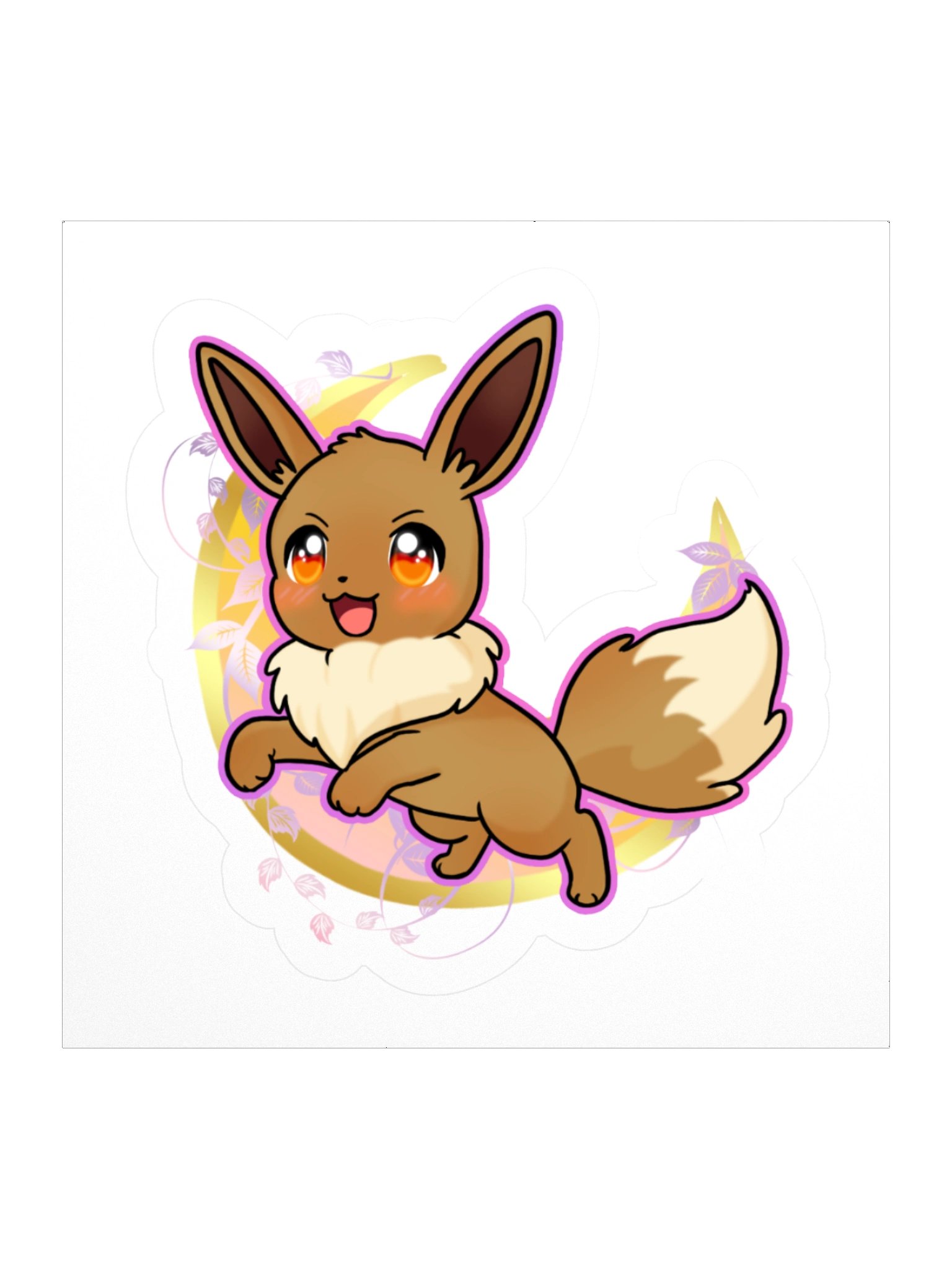 Eevee Moon Sticker product image (1)