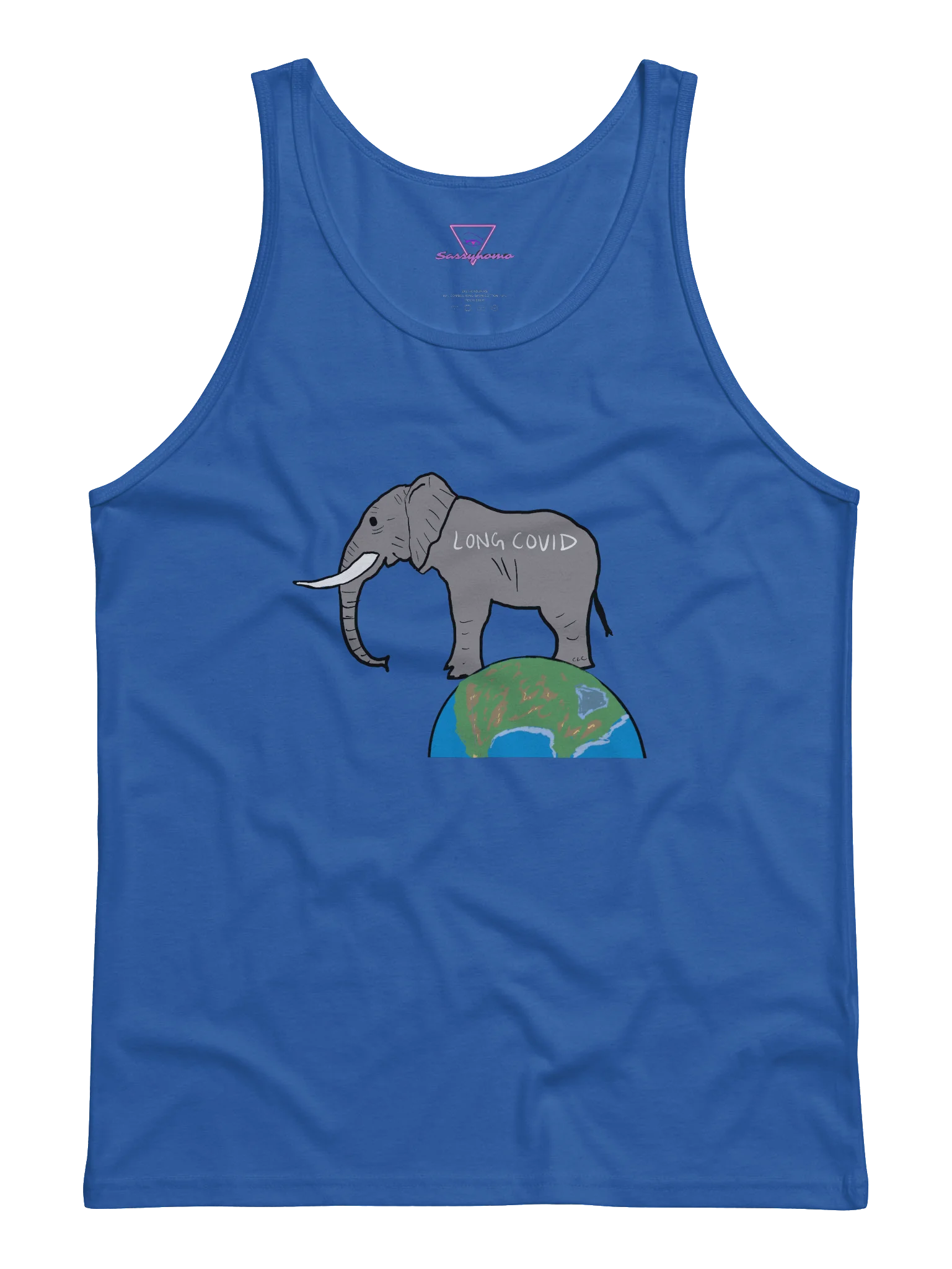 Elephant In The Room tank (Long Covid) product image (2)