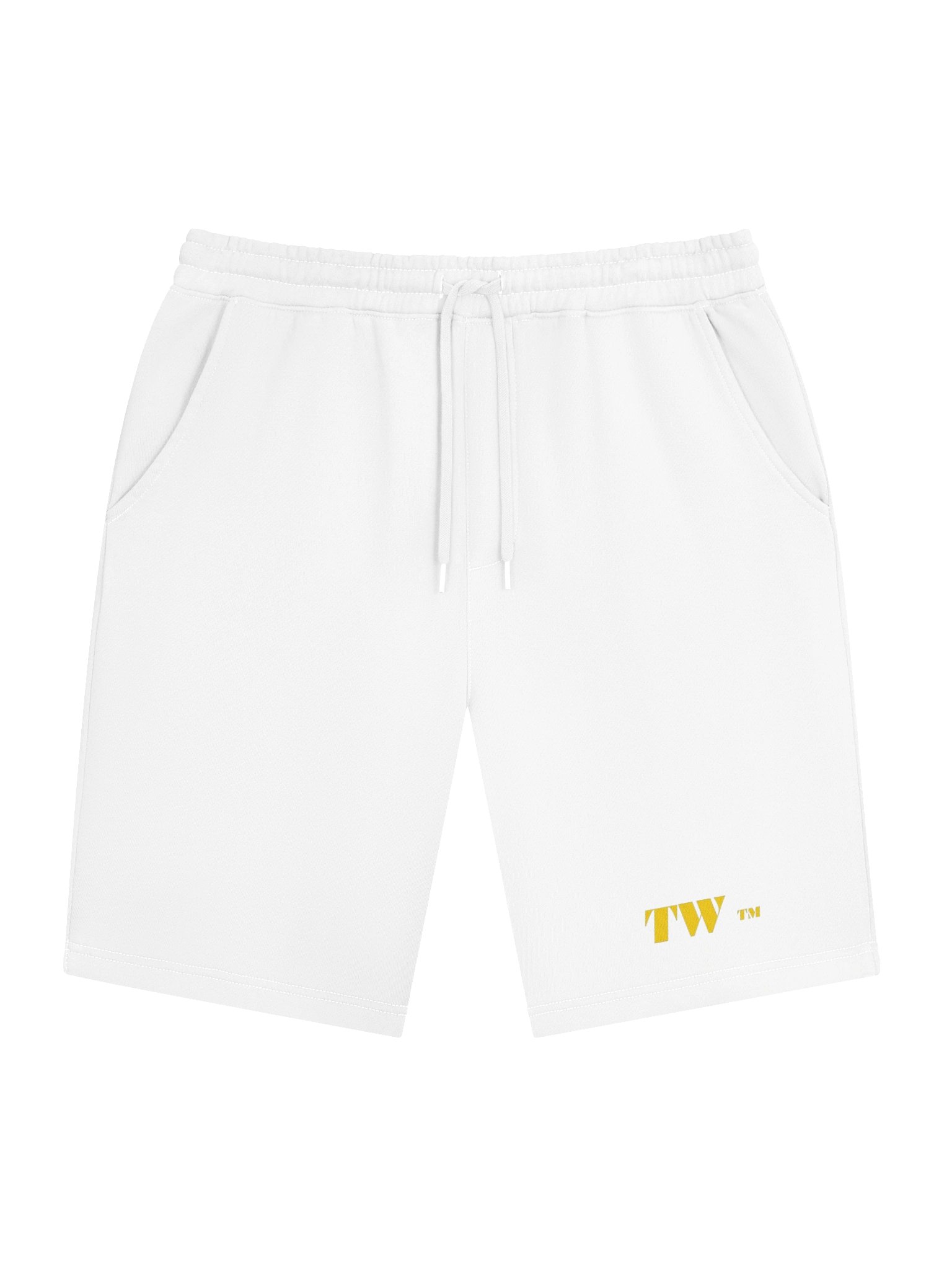 Top Will ™ White & Yellow Fleece Shorts (TW) product image (1)