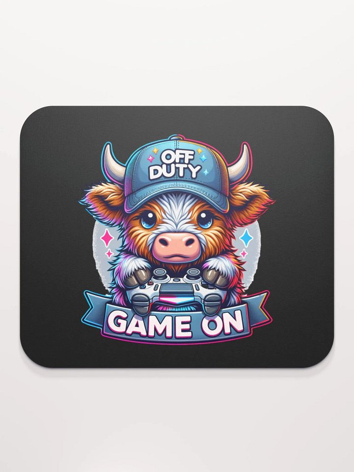 Off Duty Highland Cow Game On Mouse Pad product image (2)